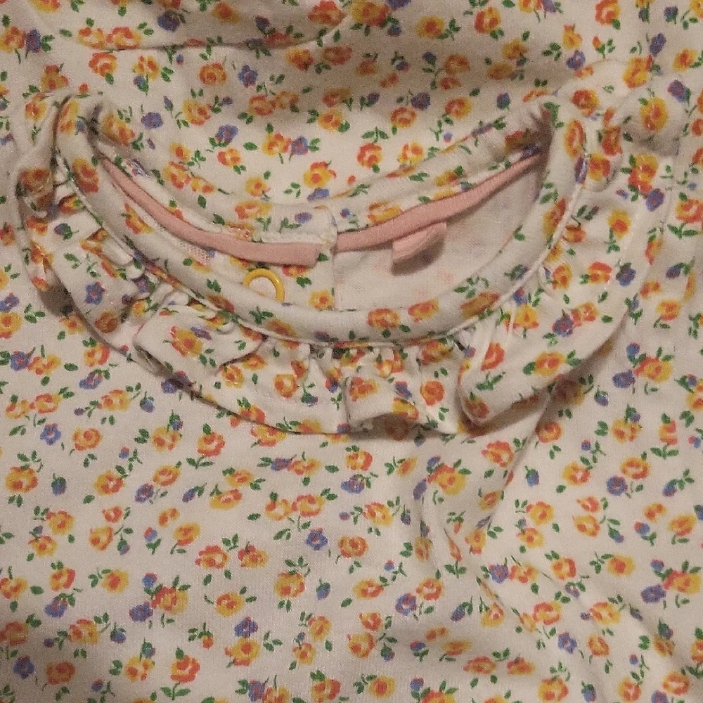 Baby Boden Cream and Orange Jumpsuit